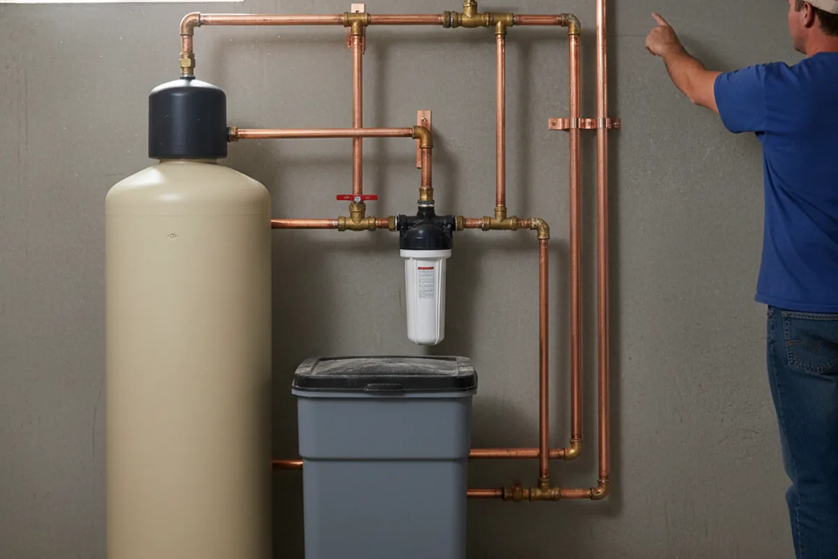 Whole-house water treatment system installed in East Butler